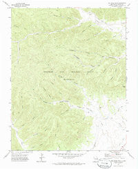 Red River Peak New Mexico Historical topographic map, 1:24000 scale, 7.5 X 7.5 Minute, Year 1971