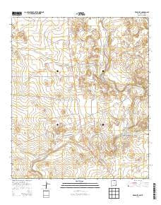 Red Bluff New Mexico Historical topographic map, 1:24000 scale, 7.5 X 7.5 Minute, Year 2013