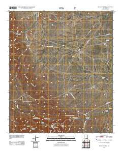 Red Bluff Draw New Mexico Historical topographic map, 1:24000 scale, 7.5 X 7.5 Minute, Year 2011