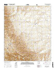 Red Bluff Draw New Mexico Current topographic map, 1:24000 scale, 7.5 X 7.5 Minute, Year 2017