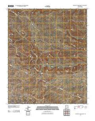 Red Bluff Draw West New Mexico Historical topographic map, 1:24000 scale, 7.5 X 7.5 Minute, Year 2010