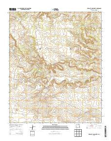 Red Bluff Draw West New Mexico Historical topographic map, 1:24000 scale, 7.5 X 7.5 Minute, Year 2013