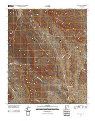 Red Canyon New Mexico Historical topographic map, 1:24000 scale, 7.5 X 7.5 Minute, Year 2010