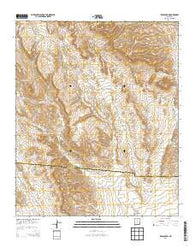Red Canyon New Mexico Historical topographic map, 1:24000 scale, 7.5 X 7.5 Minute, Year 2013