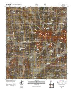 Red Flats New Mexico Historical topographic map, 1:24000 scale, 7.5 X 7.5 Minute, Year 2011