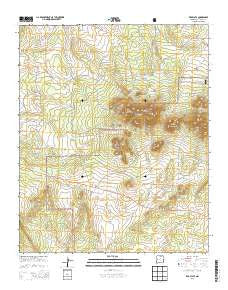 Red Flats New Mexico Historical topographic map, 1:24000 scale, 7.5 X 7.5 Minute, Year 2013