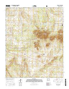 Red Flats New Mexico Current topographic map, 1:24000 scale, 7.5 X 7.5 Minute, Year 2017