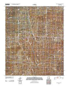 Red Lake SE New Mexico Historical topographic map, 1:24000 scale, 7.5 X 7.5 Minute, Year 2010