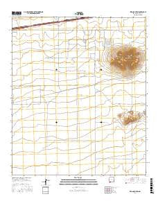 Red Mountain New Mexico Current topographic map, 1:24000 scale, 7.5 X 7.5 Minute, Year 2017