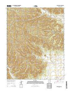 Red River Peak New Mexico Historical topographic map, 1:24000 scale, 7.5 X 7.5 Minute, Year 2013