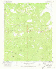 Redondo Peak New Mexico Historical topographic map, 1:24000 scale, 7.5 X 7.5 Minute, Year 1970