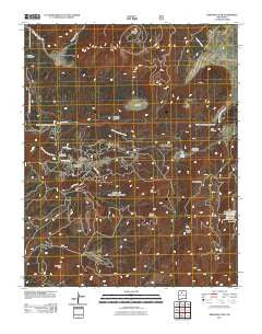 Redondo Peak New Mexico Historical topographic map, 1:24000 scale, 7.5 X 7.5 Minute, Year 2011