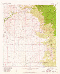 Redrock New Mexico Historical topographic map, 1:62500 scale, 15 X 15 Minute, Year 1959