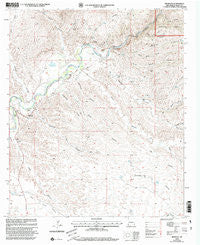 Redrock New Mexico Historical topographic map, 1:24000 scale, 7.5 X 7.5 Minute, Year 1999