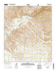 Redrock New Mexico Historical topographic map, 1:24000 scale, 7.5 X 7.5 Minute, Year 2013