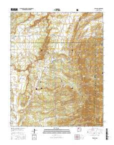 Regina New Mexico Current topographic map, 1:24000 scale, 7.5 X 7.5 Minute, Year 2017