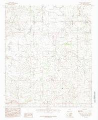 Remuda Basin New Mexico Historical topographic map, 1:24000 scale, 7.5 X 7.5 Minute, Year 1985