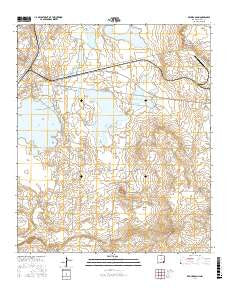 Remuda Basin New Mexico Current topographic map, 1:24000 scale, 7.5 X 7.5 Minute, Year 2017