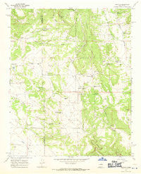 Rencona New Mexico Historical topographic map, 1:24000 scale, 7.5 X 7.5 Minute, Year 1966