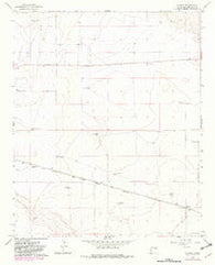 Ricardo New Mexico Historical topographic map, 1:24000 scale, 7.5 X 7.5 Minute, Year 1966