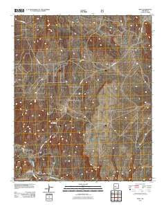 Riley New Mexico Historical topographic map, 1:24000 scale, 7.5 X 7.5 Minute, Year 2011