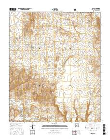 Riley New Mexico Current topographic map, 1:24000 scale, 7.5 X 7.5 Minute, Year 2017