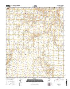 Riley Camp New Mexico Current topographic map, 1:24000 scale, 7.5 X 7.5 Minute, Year 2017