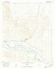 Rincon New Mexico Historical topographic map, 1:24000 scale, 7.5 X 7.5 Minute, Year 1959