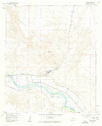 Rincon New Mexico Historical topographic map, 1:24000 scale, 7.5 X 7.5 Minute, Year 1959