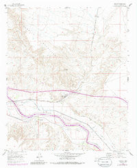 Rincon New Mexico Historical topographic map, 1:24000 scale, 7.5 X 7.5 Minute, Year 1959