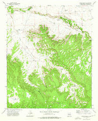 Rincon Hondo New Mexico Historical topographic map, 1:24000 scale, 7.5 X 7.5 Minute, Year 1972