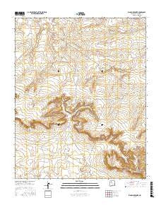 Rincon Marquez New Mexico Current topographic map, 1:24000 scale, 7.5 X 7.5 Minute, Year 2017