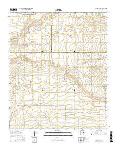 Rippee Ranch New Mexico Current topographic map, 1:24000 scale, 7.5 X 7.5 Minute, Year 2017