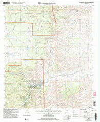 Robertson Canyon New Mexico Historical topographic map, 1:24000 scale, 7.5 X 7.5 Minute, Year 2004