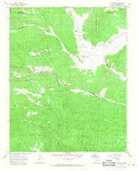 Rociada New Mexico Historical topographic map, 1:24000 scale, 7.5 X 7.5 Minute, Year 1965