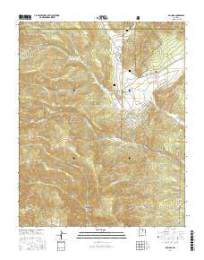 Rociada New Mexico Current topographic map, 1:24000 scale, 7.5 X 7.5 Minute, Year 2017