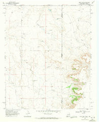 Rock Camp Texas Historical topographic map, 1:24000 scale, 7.5 X 7.5 Minute, Year 1968