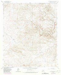 Rock House Canyon New Mexico Historical topographic map, 1:24000 scale, 7.5 X 7.5 Minute, Year 1962