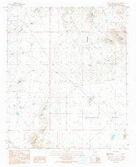 Rock Tank Draw New Mexico Historical topographic map, 1:24000 scale, 7.5 X 7.5 Minute, Year 1990
