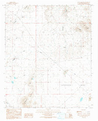 Rock Tank Draw New Mexico Historical topographic map, 1:24000 scale, 7.5 X 7.5 Minute, Year 1990
