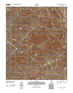 Rock House Canyon New Mexico Historical topographic map, 1:24000 scale, 7.5 X 7.5 Minute, Year 2010