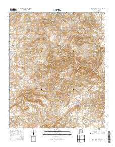 Rock House Canyon New Mexico Historical topographic map, 1:24000 scale, 7.5 X 7.5 Minute, Year 2013