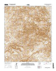 Rock House Canyon New Mexico Current topographic map, 1:24000 scale, 7.5 X 7.5 Minute, Year 2017