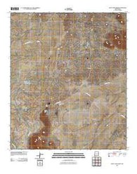 Rock Tank Draw New Mexico Historical topographic map, 1:24000 scale, 7.5 X 7.5 Minute, Year 2010