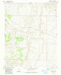 Rocky Point New Mexico Historical topographic map, 1:24000 scale, 7.5 X 7.5 Minute, Year 1983