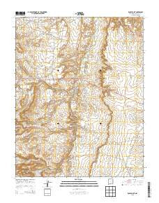 Rocky Point New Mexico Historical topographic map, 1:24000 scale, 7.5 X 7.5 Minute, Year 2013