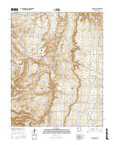 Rocky Point New Mexico Current topographic map, 1:24000 scale, 7.5 X 7.5 Minute, Year 2017