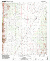 Rodeo New Mexico Historical topographic map, 1:24000 scale, 7.5 X 7.5 Minute, Year 1996