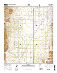 Rodeo New Mexico Current topographic map, 1:24000 scale, 7.5 X 7.5 Minute, Year 2017