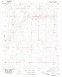 Romero Spring New Mexico Historical topographic map, 1:24000 scale, 7.5 X 7.5 Minute, Year 1973